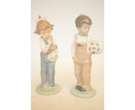 2x Nao figures, boy &amp; girl