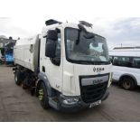 2016 16 reg 12t DAF LF 180 EURO 6 Scarab Sweeper (Direct Council)