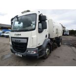 2016 16 reg 15t DAF LF 220 EURO 6 Scarab Sweeper (Direct Council)