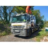 2009 09 reg Mercedes Flatbed Lorry with Palfinger PK32080 Crane (Sold off Site - Stockport)