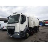 2016 16 reg 15t DAF LF 220 EURO 6 Scarab Sweeper (Direct Council)