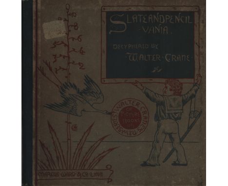 Slate and Pencil, Vania, The Adventures of Dick on a Desert Island, by Walter Crane. Published by Marcus Ward. First edition 