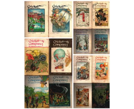The Magazine for Children, by Cricket and Company. Published by the Open Court Publishing Co., London. Offered here are 14 is