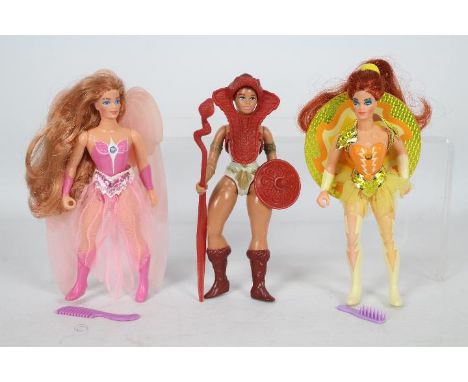 Mattel, She-Ra Princess of Power, MOTU - Three loose vintage She-Ra Princess of Power  /MOTU action figures. Lot consists of 
