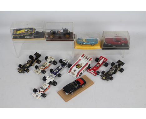 Corgi, Auto Pilen, Nacoral, Grand Prix Models, Other - A line up of 12 diecast model racing and sports cars, the majority of 