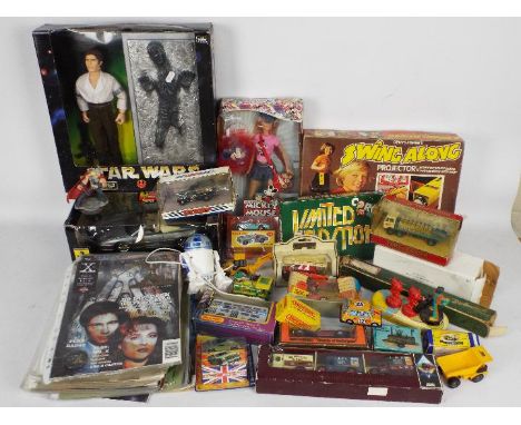 Hot Wheels, Matchbox, Barbie, Star Wars, Others - A mixed collection of boxed and unboxed diecast, a Barbie doll, vintage toy