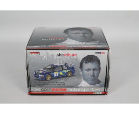 Corgi - Colin McRae Motorsport - An unopened special edition Colin McRae Subaru Impreza  World Rally Champion Monte Carlo Ral