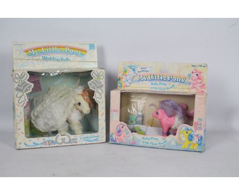 My Little Pony, Hasbro - Two boxed My Little Pony action figures. Lot consists of 'Wedding Bells' #4970 'Confetti Pony - appe