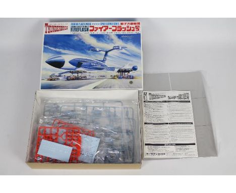 Aoshima - A Gerry Anderson thunderbird 1/350 scale Atomic airliner Mk. 6 Fireflash model kit. Item appears to be mint in a mi