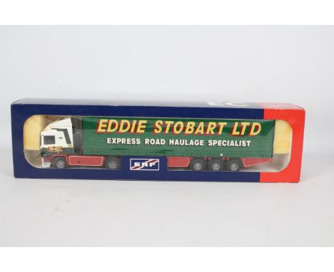 Tekno - A boxed 1:50 scale Tekno #50 'The British Collection' ERF Curtainside 'Eddie Stobart Ltd.'. The model appears Mint in