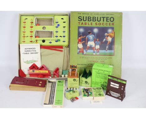 Subbuteo - A boxed Subbuteo Table Soccer 'Continental Club Edition' with seven boxed Subbuteo accessories. The Continental se
