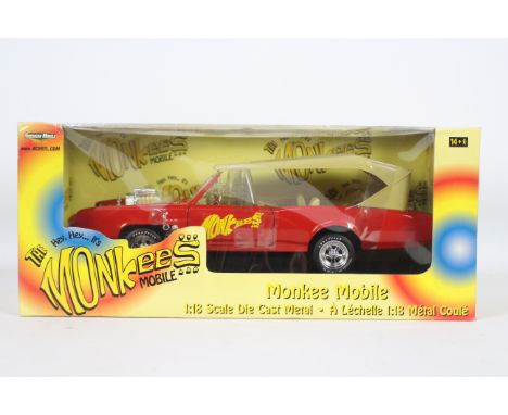 Ertl - A boxed 1:18 scale Ertl 'American Muscle' #33150 'Monkee Mobile'. The model appears to be in Mint condition in housed 