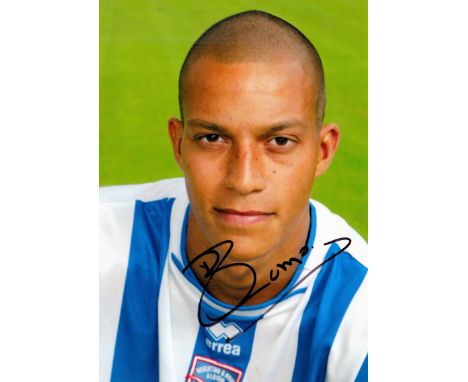 Football Bobby Zamora signed 7x5 Brighton Hove Albion colour photo. Robert Lester Zamora (born 16 January 1981) is an English