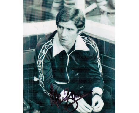 Football Alan Ball signed 8x6 black and white photo. Alan James Ball MBE (12 May 1945 - 25 April 2007) was an English profess