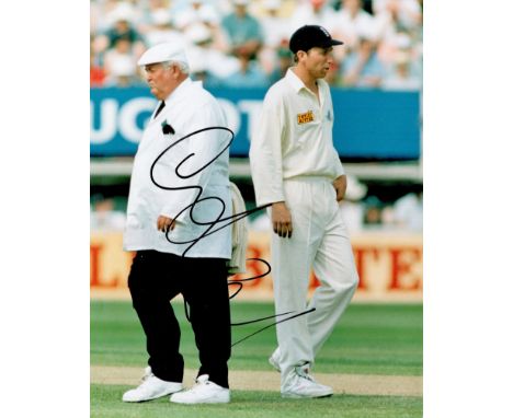 Cricket Mike Atherton signed England 10x8 colour photo. Michael Andrew Atherton OBE (born 23 March 1968)[1] is a broadcaster,