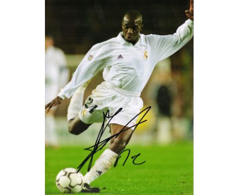 Football Claude Makelele signed Real Madrid 12x8 colour photo. Claude Makelele Sinda, born 18 February 1973, is a French foot