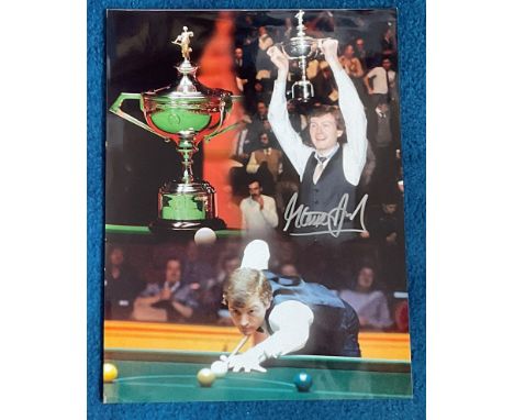 Snooker Steve Davis signed 16x12 colour montage photo. Steve Davis, OBE (born 22 August 1957) is an English retired professio