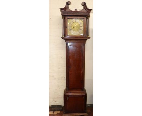 Oak and crossbanded 8-day long case clock by Minshull Denbigh Condition reports are not available for this sale.