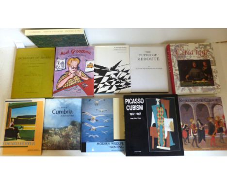 Collection of art books to include Edward Hopper, circa 1492, Picasso cubism, Renaissance Cassoni etc (11 volumes). Condition