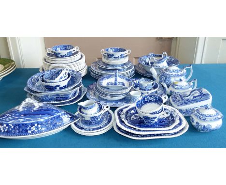 A large collection of Spode/Copeland Italian and other blue and white Condition reports are not available for this sale.