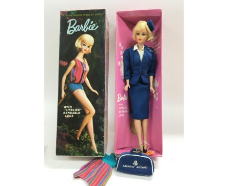 A vintage Boxed Barbie from 1964 #1070 Titan Airline Stewardes.