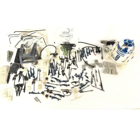 A Collection of Vintage Star Wars Guns. Spares and a 12 inch R2-D2.