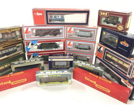 A Collection of Boxed 00 Gauge Coaches and Rolling Stock including Hornby. Bachmann. Lima. Replica Railways Wrenn and Mainlin