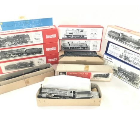 A Box Containing Wills Finecast Model Kits.