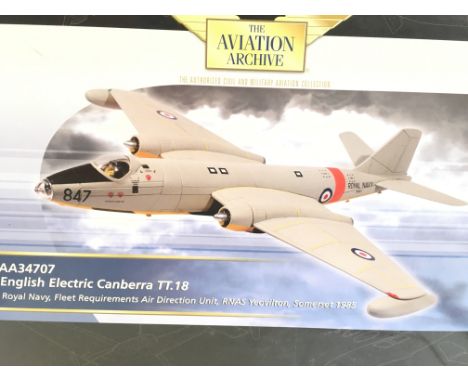 A Boxed Corgi English Electric Canberra TT.18 #AA34707. Scale 1:72.