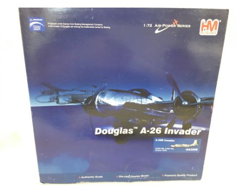 A Hobby Master DouglasA-26 Invader Boxed. 1:72 scale.