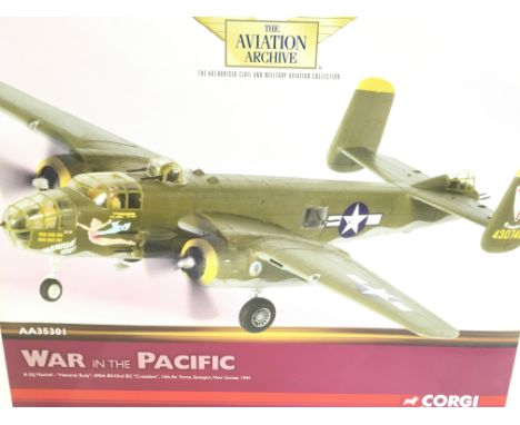 A Boxed Corgi B-25J Mitchell Heavenly Body #AA35301.1:72 Scale.