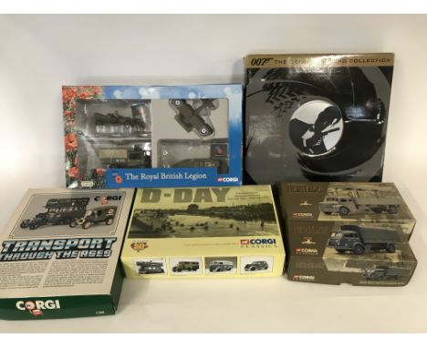 Various corgi model sets including the definitive bond collection.