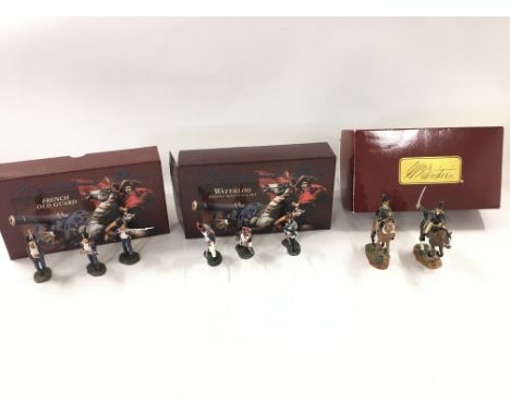 3 x Britains.17256 French old guard00152 french advancing set17579 light dragoonâ€™s British legion.