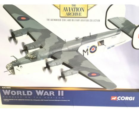 A Boxed Corgi Consolidated B-24D Liberator #AA34005. Scale 1:72.