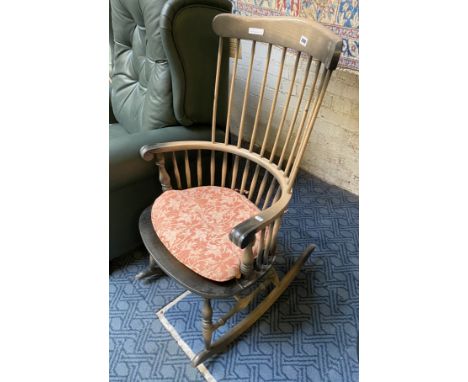 VINTAGE WINDSOR STYLE STICK BACK ROCKING CHAIR