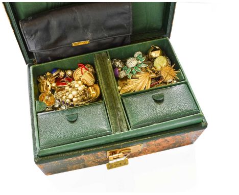 A 22 Carat Gold Band Ring, finger size Q; A Single 18 Carat Gold Cufflink; A Single 9 Carat Gold Cultured Pearl Earring; and 