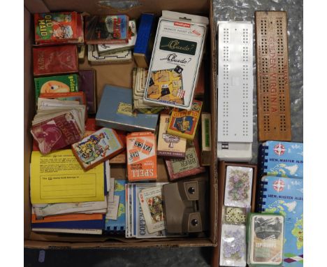 BOX OF PLAYING CARDS 
