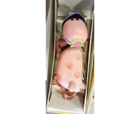 BOXED PELHAM PUPPET - ERMINTRUDE THE COW MAGIC ROUNDABOUT 