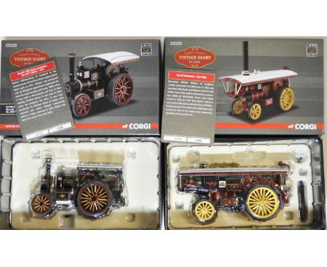 2 CORGI VINTAGE GLORY BOXED BURRELL 7 LOCO CLINKER + QUO VADIS 