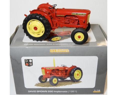 DAVID BROWN 990 IMPLEMATIC (1961) 1:16 TRACTOR 