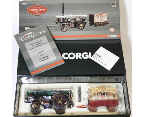 CORGI VINTAGE GLORY BOXED BURRELS 5NHP SHOWMANS LOCO ANDERTON & ROWLAND JUNGLE SPEEDWAY 