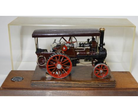 CASED DIECAST MODEL STEAM TRACTOR 