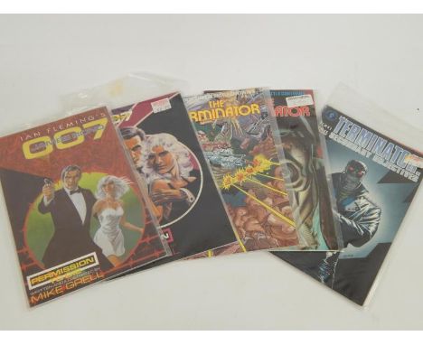 Now Comics The Terminator, issue 1 and 2, Dark Horse Comics The Terminator - Secondary Objections, 1 (of 4), and First Dark H