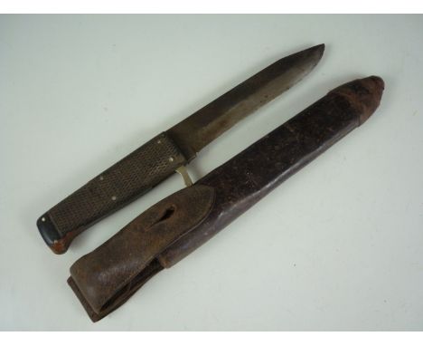 A Victorian hunting / expedition knife by Hill & Son, 4 Haymarket, London, 26 cm