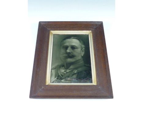 A J. H. Barratt & Co portrait tile of Field Marshall Sir Douglas Haig designed by George Cartlidge, after a photograph by Ell