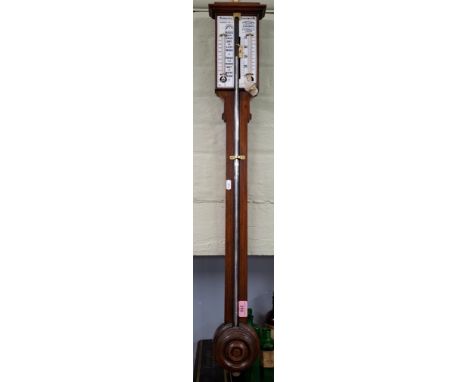 A Victorian cistern Negretti and Zambra, London Farmers stick barometer A/F in a mahogany case. Location:RWMIf there is no co