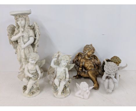 Interior ornaments to include mainly seated cherubs and one fairy playing a wind instrument Location:If there is no condition