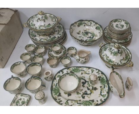 Masons Ironstone Chartreuse pattern dinner service Location: G7If there is no condition report, please request.