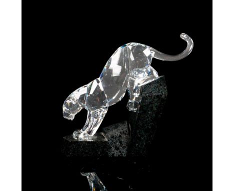 The Untamed and Glamorous Panther, a clear crystal panther atop of a granite base and represent the Power of Elegance. Swarov