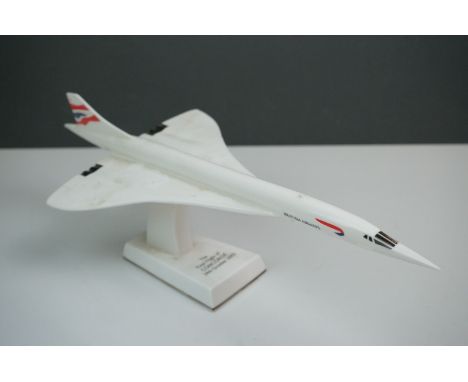 Royal Worcester Limited Edition ' The Final Flight of Concorde ' Model (a/f), 37cms long 